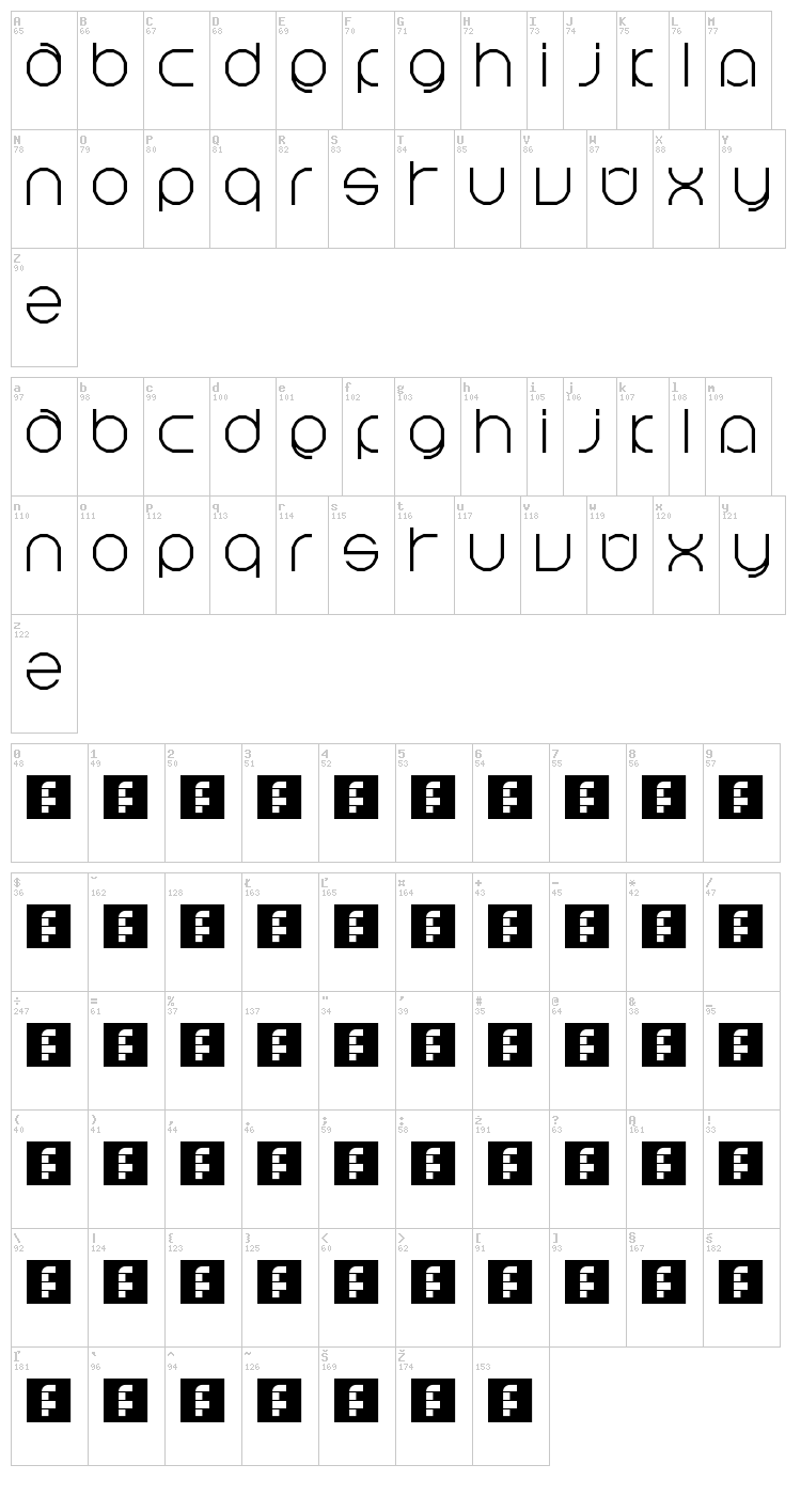 New York font map